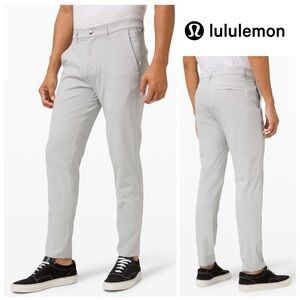 Lululemon Commission Pant Slim *Light" in Vapor (Light Grey)